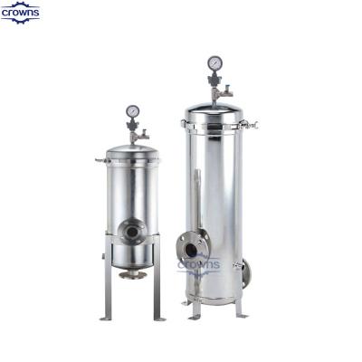 China Factory Price Multi round cartridge filter housing press for virgin coconut oil for sale
