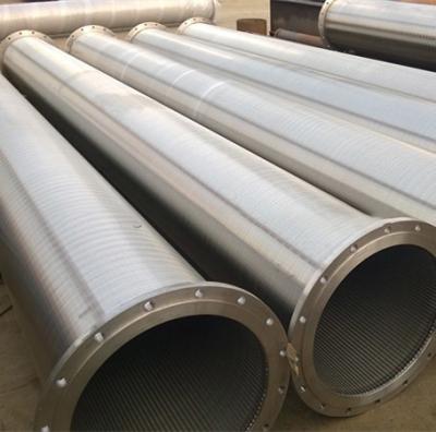 Chine SS316 Johnson V Wire Wrapped Screens For Wells/Wire Mesh Screen Pipe,johnson wedge wire screens à vendre