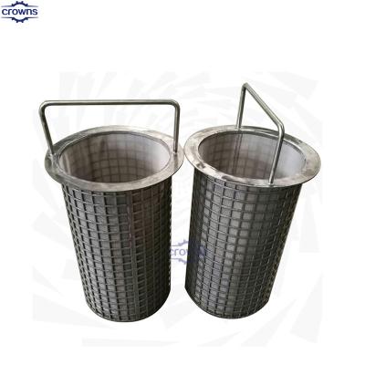 China Stainless Steel 25 50 Micron 9x1 Inch Size Terp Tubes Mesh Screen Filter Tubes for sale
