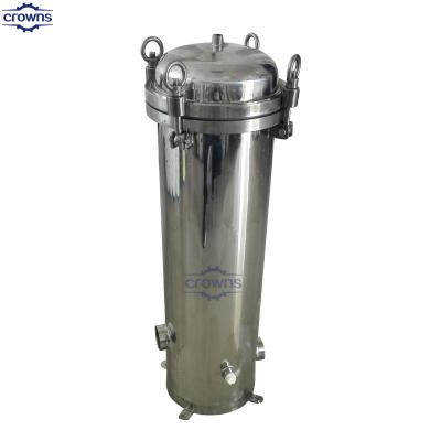 中国 Bag water Filter Housing 304 316 stainless steel housing water purifier machine 販売のため