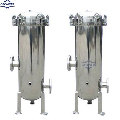 China CE approve industrial Stainless steel swimming pool Bacteria Multi cartridge filter housing for water treatment à venda