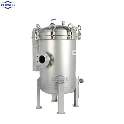 China Factory Production Bag Filter Housing 304 316 Water Treatment Stainless Steel Bag Filter Housing for sale