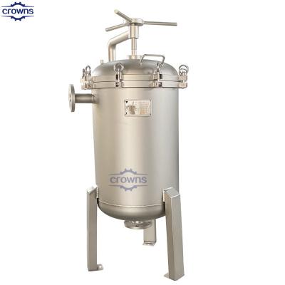 China bag filter housing stainless steel housing bag filter With 1-14 Inch Inlet & Outlet for Food Industry à venda