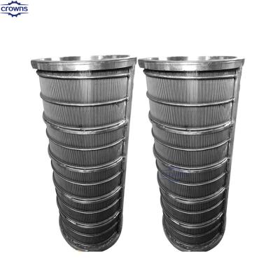 China Stainless steel wire mesh filter tube/wedge wire screen wedge wire johnson screen for sale