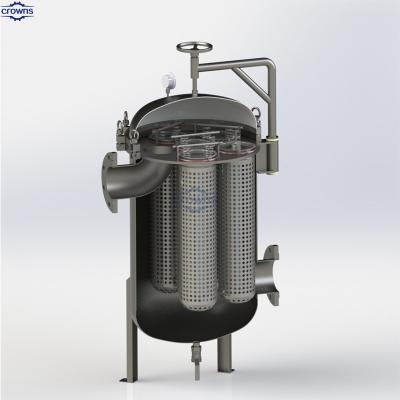 China Multi Bag Filter Housing with 1um-800um Filtration Accuracy for Industrial Water Filtration for sale