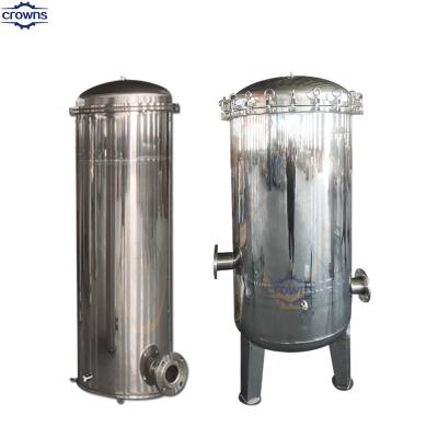 China Customizable SS Filter Housing with O-ring and Flat Gasket Sealing  SUS316L SS Bag Filter Housing for sale