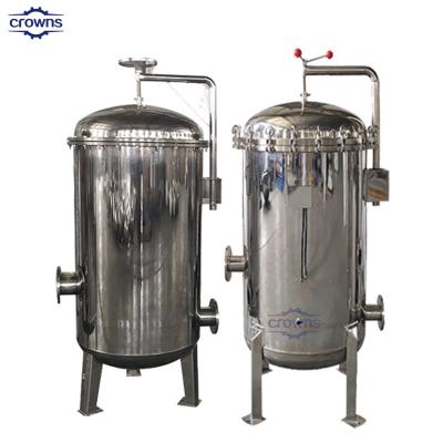China Casas de filtro de acero inoxidable de alta presión para filtración de gases SS316L Casas de filtro de cartuchos múltiples de acero inoxidable en venta