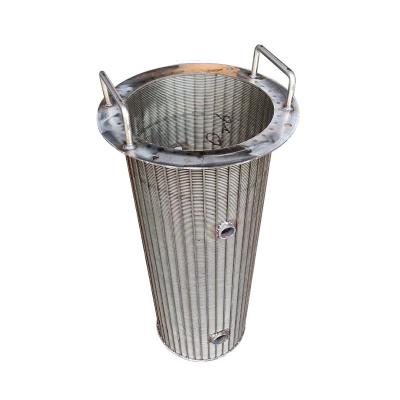 China Heavy-Duty Industrial Wedge Wire Wire Mesh Baskets with Welded Connection for sale