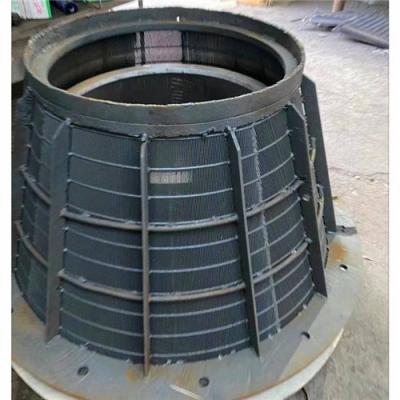 China High Temperature Resistance Curved Wedge Wire Screen Using Slot Opening 0.02mm-15mm for sale
