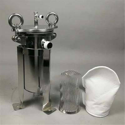 China 3000L/Hour Filter Bag Capacity Stainless Steel Bag Filter Housing with Pressure Rating of 2-10bar for sale