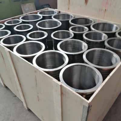 China Triangle Wedge Wire Centrifuge Basket 500mm Customized Length Polishing for sale