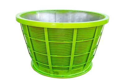 China Customized 3.2mm Slot Length Wedge Wire Baskets For Stainless Steel Filtration for sale