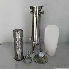 China Stainless Steel Bag Filter Housing for PVC Filter Bags and Heavy Duty Filtration for sale