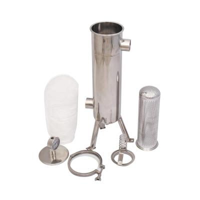 China Bolsa de filtro de 7-10 mm para carcasa de filtro de bolsas de acero inoxidable en venta
