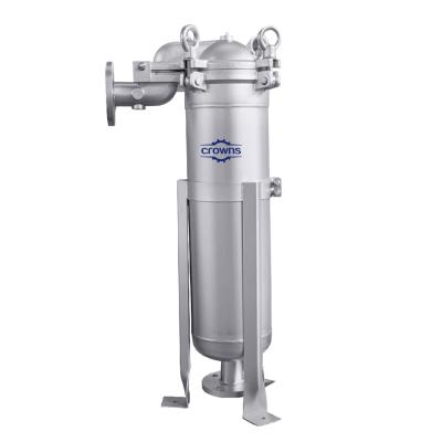 China Customized ASME Standard Single Bag Filter Housing Industrial Bag Filter Stainless Steel Water Filter for sale
