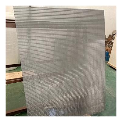 China Johnson Wedge Wire Cylinder Drum Screen Curved Sieve Plate Filter Meshes Dewatering Sieve Bend Screen for sale