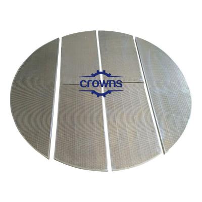 Chine 316L Food Grade Stainless Steel Wedge Wire False Bottom Screens Square Hole Liquid Filter For Grain Brewing System à vendre