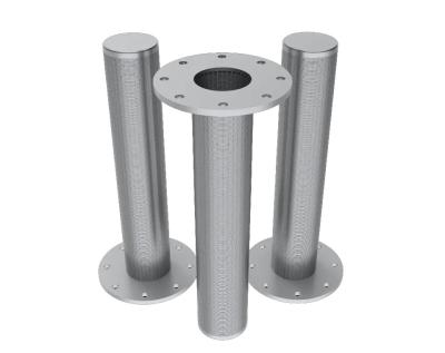 China Stainless Steel Johnson Screen Tube Wedge Wire Resin Traps For Vacuum Infusion for sale