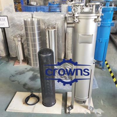 China Vertical Style Electronics Liquid Filtration 304 Stainless Steel Single Bag Filter Housing for sale