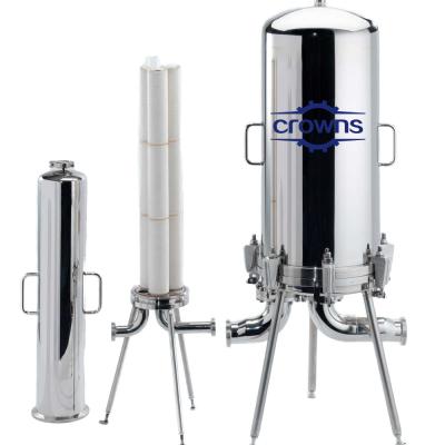 Chine China Stainless Steel 304/316 Micro Cartridge Filter Housing Rum Plum Fruit Brandy Industrial Filtration Equ à vendre