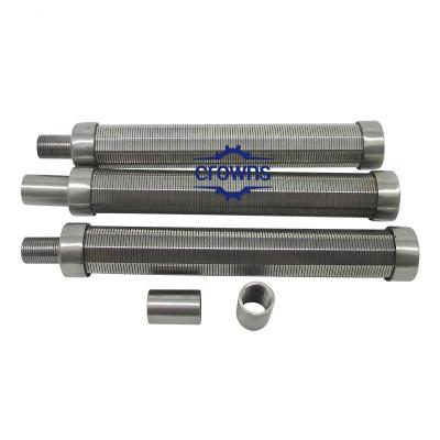 Chine Customized Stainless Steel Wedge Wire Mesh Filter Pipe Wedge V Wire Wrapped Screen Mesh Pipe Filter Cylinder à vendre