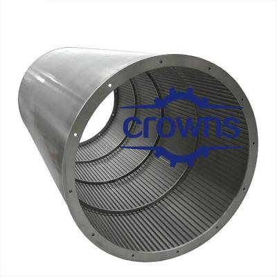 Cina High Pressure Stainless Steel Wedge Wire Mesh Filter Tube Johnson Wedge Screen Water Pond Sieve Slotted Filter Pipe in vendita