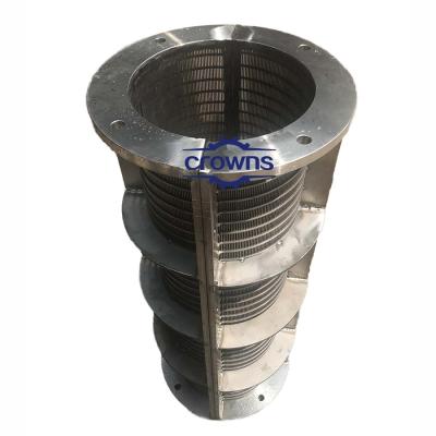 China SS 304 Solid Liquid Separators Wedge Wire Screen Filter Drum High Quality Filter Meshes Product en venta