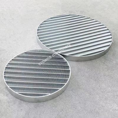 China 100 200 500  Micron Stainless Steel Wedge Wire Screen Filter Mesh Panels en venta