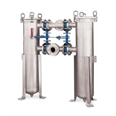 China High Quality Vertical Style 304 Stainless Steel Single Bag Filter Housing for Milk&Electronics Liquid Filtration à venda