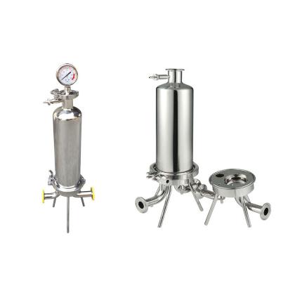China Manufacturer of Industrial Stainless Steel Cartridge Filter Housing For Food&Beverage Filtration à venda