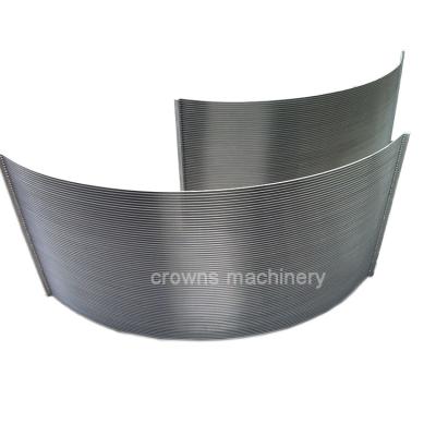 China Stainless Steel Wedge Wire DSM Screen Sieve Bend Screen Filter for Mining en venta