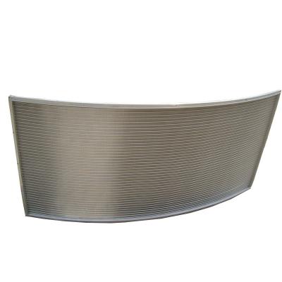 China V Shaped Sieve Bend Dsm Screen Mesh Stainless Steel Fish Farming Wedge Wire Panel for sale