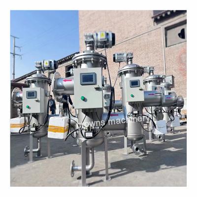 China Industrial Scraper/Brush Type Stainless Steel Auto Self Cleaning Filters Housing Machine For Chemical Honey Syrup for sale