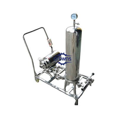 China China Manufactory Stainless Steel Bag Cartridge Filter Housing System For Honey Wine Beer Coconut Oil For Manufacturing à venda
