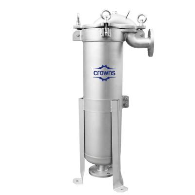 China Stainless Steel 304 Side Entry Single Bag Filter Housing for Pre Filtration of Wastewater en venta