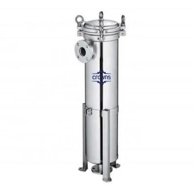 China Ss304 Ss316 Single Multi Bag Filter Housing For Waste Water Sewage Purification for sale