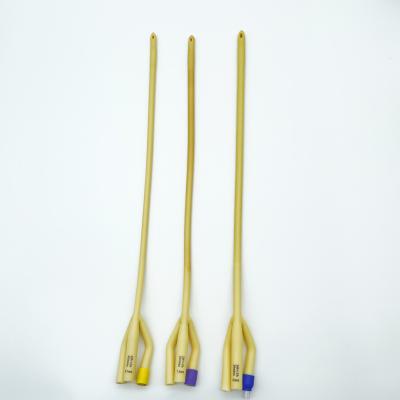 China Class II 2 Way Latex Foley Catheter Silicone Coated 12fr 39cm Medical Grade for sale