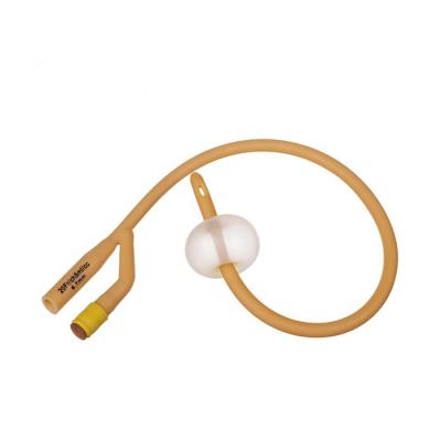 China 26 French Foley Catheter Silicone Coated Latex Foley 2 Way 30cc 250mm for sale