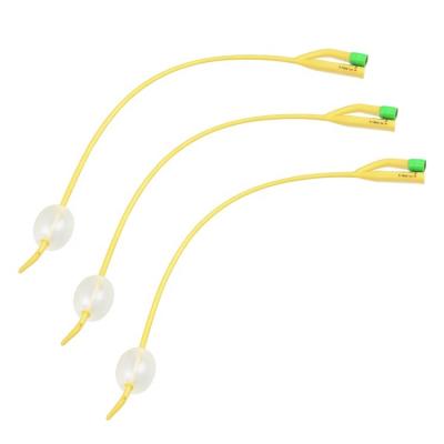 China Color Code Silicone Elastomer Coated Foley Catheter EOS ISO13485 for sale