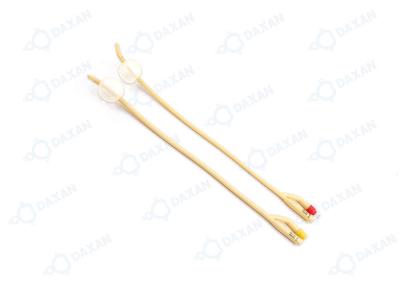 China Medical EO Urethral Silicone Coated Latex Foley Catheter 24fr 15cc for sale