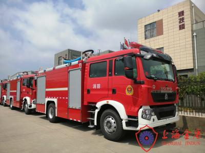 China GVW 20T 4×2 Drive 6000L Water Foam Fire Truck 2000L Foam Tanker Firefighting Vehicle for sale
