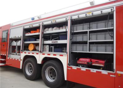 China 265Kg Six Seats 6x4 Drive Fire Equipment Truck which Loaded 168 Sets Fire Equipment for sale