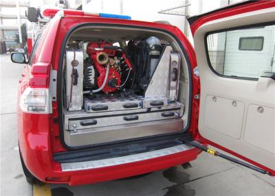 China V20D2S Hand Fire Pump Fire Service Vehicle , Toyota Chassis Fire Pumper Truck for sale