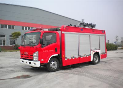 China Isuzu Chassis Three Seats Light Rescue Fire Truck with Telescopic Light Tower for sale