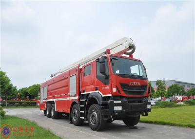 China IVECO Chassis Heavy Duty 8x4 Drive Water Tower Fire Truck High Spraying for sale
