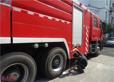China 39 Ton Water Tower Fire Truck Imported Chassis Full Authorized Total Mass 31000KG for sale