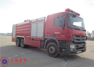 China Imported Chassis 6x4 Drive Water Tanker Fire Truck Loaded 12000kg Water Foam for sale