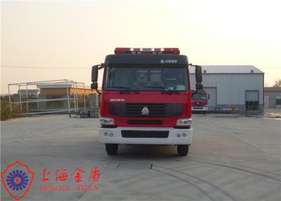 China Carro de bombeiros do petroleiro da velocidade máxima 90KM/H, distância entre o eixo dianteira e traseira pesada 4600mm do carro de bombeiros do salvamento à venda