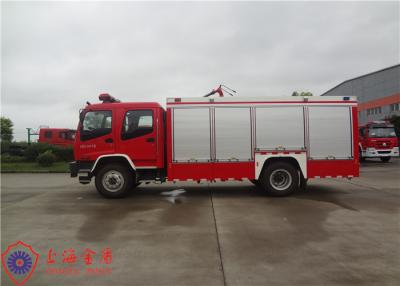 China Vehículos de lucha contra el fuego del peso bruto 16000kg, camión de la autobomba del fuego del envase del agua 4500L en venta