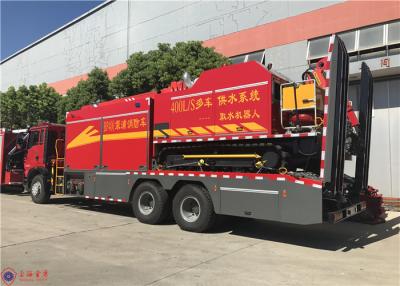 China 6x4 Drive Two Seats Remote Water Supply System Fire Truck 28 Ton 90km/H for sale